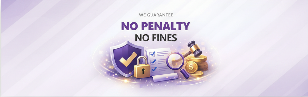 We Guarantee - No Penalty - No Fines We Guarantee - No Penalty - No Fines